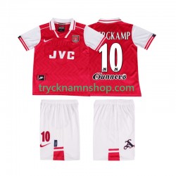 Arsenal BERGKAMP 10 1996 1997 Tröja Retro 1:a Matchställ Barn Kortärmad