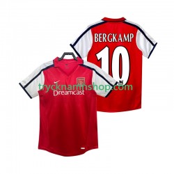 Arsenal BERGKAMP 10 2001 2002 Tröja Retro 1:a Matchställ Män Kortärmad