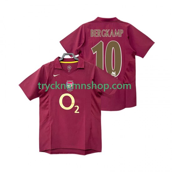 Arsenal BERGKAMP 10 2005 2006 Tröja Retro 1:a Matchställ Män Kortärmad