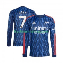 Arsenal Bukayo Saka 7 2025-2026 Tröja 2:a Matchställ Män Långärmad