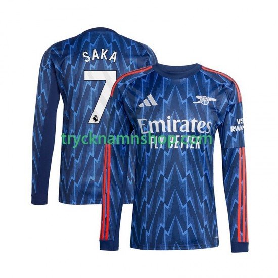 Arsenal Bukayo Saka 7 2025-2026 Tröja 2:a Matchställ Män Långärmad