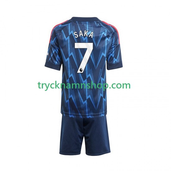 Arsenal Bukayo Saka 7 2025-2026 Tröja 2:a Matchställ Barn Kortärmad