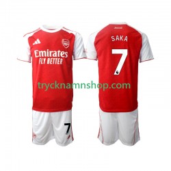 Arsenal Bukayo Saka 7 2025-2026 Tröja 1:a Matchställ Barn Kortärmad