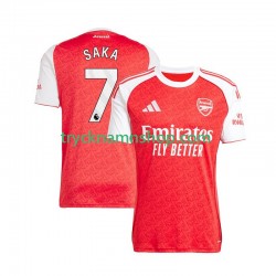 Arsenal Bukayo Saka 7 2025-2026 Tröja 1:a Matchställ Män Kortärmad