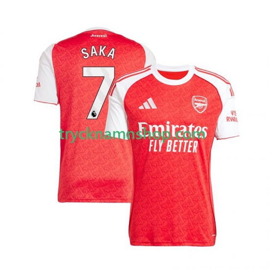 Arsenal Bukayo Saka 7 2025-2026 Tröja 1:a Matchställ Män Kortärmad