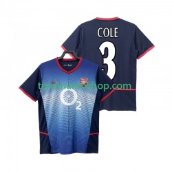Arsenal COLE 3 2002 2004 Tröja Retro 2:a Matchställ Män Kortärmad