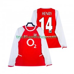 Arsenal Henry 14 2002 2003 Tröja Retro 1:a Matchställ Män Långärmad