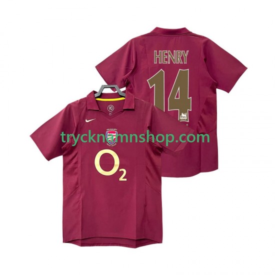 Arsenal Henry 14 2005 2006 Tröja Retro 1:a Matchställ Män Kortärmad