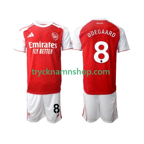 Arsenal Martin Odegaard 8 2025-2026 Tröja 1:a Matchställ Barn Kortärmad