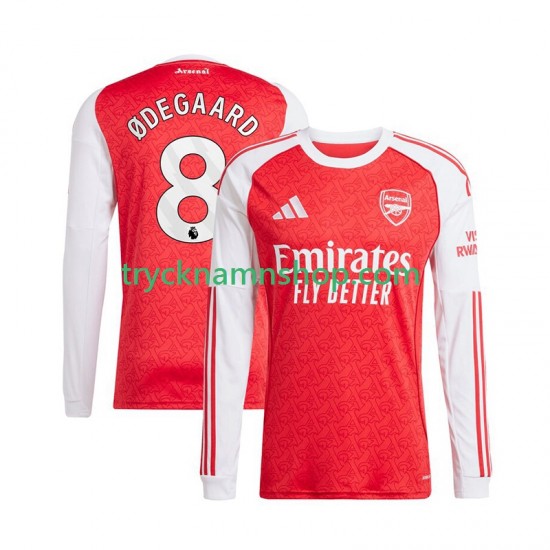 Arsenal Martin Odegaard 8 2025-2026 Tröja 1:a Matchställ Män Långärmad