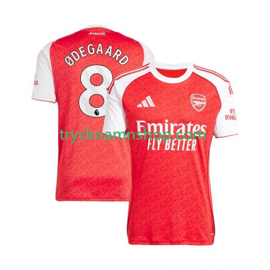 Arsenal Martin Odegaard 8 2025-2026 Tröja 1:a Matchställ Män Kortärmad