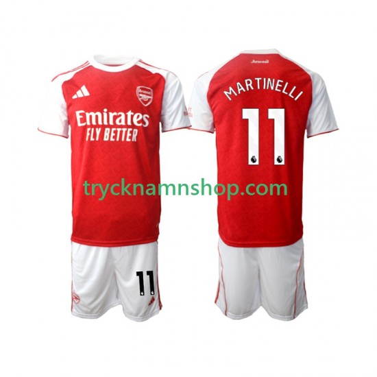 Arsenal Martin Zubimendi 11 2025-2026 Tröja 1:a Matchställ Barn Kortärmad