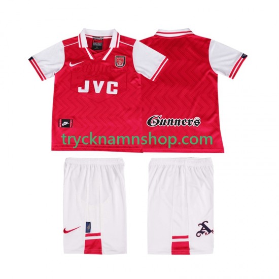 Arsenal 1996 1997 Tröja Retro 1:a Matchställ Barn Kortärmad