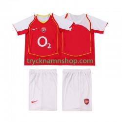 Arsenal 2004 2005 Tröja Retro 1:a Matchställ Barn Kortärmad