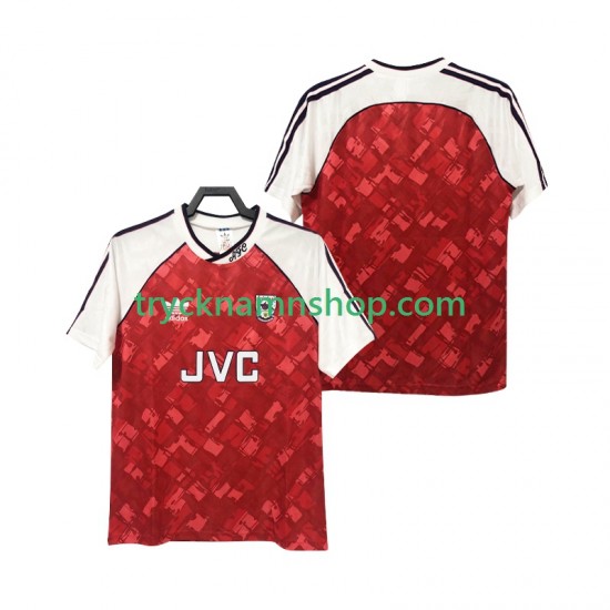 Arsenal 1990 1992 Tröja Retro 1:a Matchställ Män Kortärmad