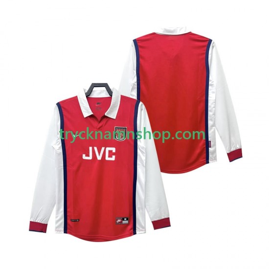 Arsenal 1998 1999 Tröja Retro 1:a Matchställ Män Långärmad