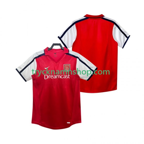 Arsenal 2001 2002 Tröja Retro 1:a Matchställ Män Kortärmad