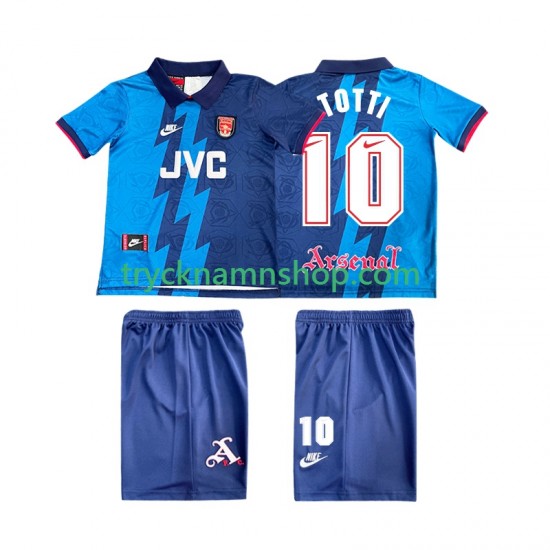 Arsenal TOTTI 10 1995 1996 Tröja Retro 2:a Matchställ Barn Kortärmad