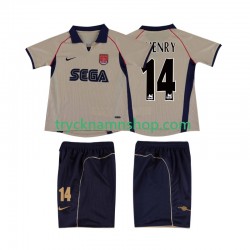 Arsenal Thierry Henry 14 2001 2002 Tröja Retro 2:a Matchställ Barn Kortärmad