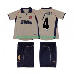Arsenal VIEIRA 4 2001 2002 Tröja Retro 2:a Matchställ Barn Kortärmad