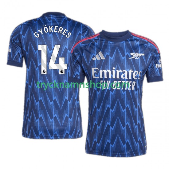 Arsenal Viktor Gyokeres 14 2025-2026 Tröja 2:a Matchställ Män Kortärmad