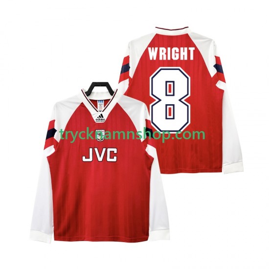 Arsenal WRIGHT 8 192 1994 Tröja Retro 1:a Matchställ Män Långärmad
