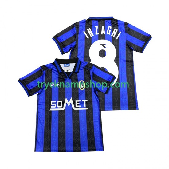Atalanta INZAGHI 8 1996 1997 Tröja 1:a Matchställ Män Kortärmad