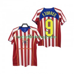 Atlético Madrid F TORRES 9 2004 2005 Tröja Retro 1:a Matchställ Män Kortärmad