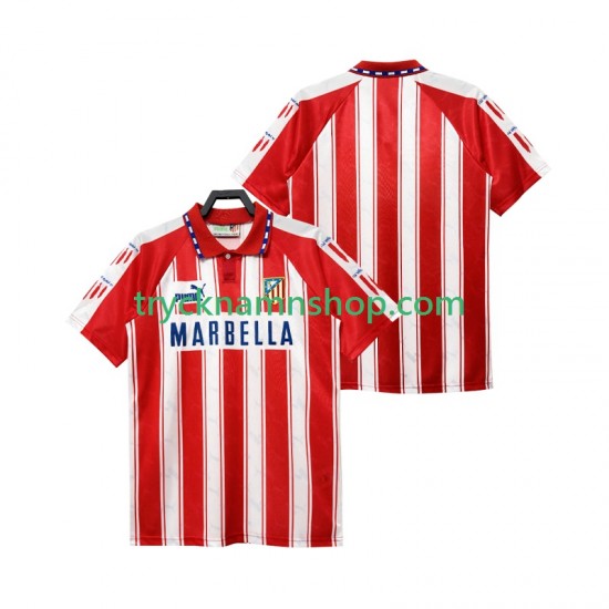 Atlético Madrid 1994 1995 Tröja Retro 1:a Matchställ Män Kortärmad