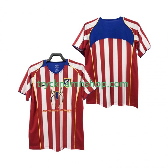 Atlético Madrid 2004 2005 Tröja Retro 1:a Matchställ Män Kortärmad
