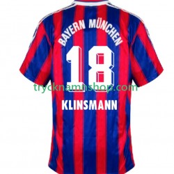FC Bayern München Klinsmann 18 1995 1997 Tröja Retro 1:a Matchställ Män Kortärmad