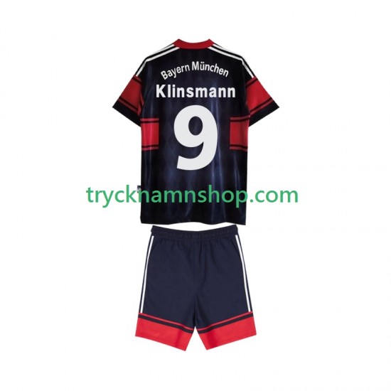 FC Bayern München Klinsmann 9 1997 1999 Tröja Retro 1:a Matchställ Barn Kortärmad