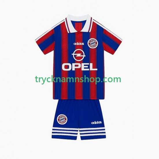 FC Bayern München 1995 1997 Tröja Retro 1:a Matchställ Barn Kortärmad