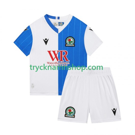 Blackburn Rovers 2025-2026 Tröja 1:a Matchställ Barn Kortärmad