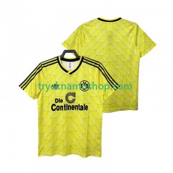 Borussia Dortmund 1988 1989 Tröja Retro 1:a Matchställ Män Kortärmad
