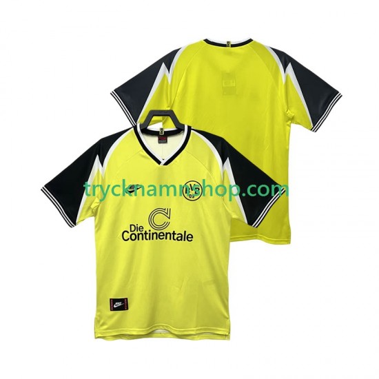 Borussia Dortmund 1995 1996 Tröja Retro 1:a Matchställ Män Kortärmad