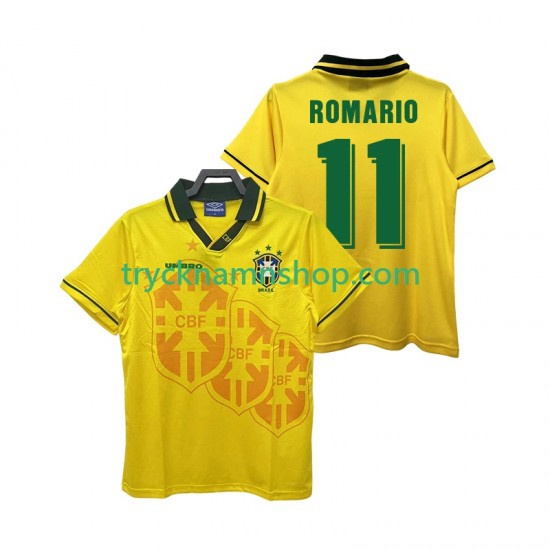 Brasilien ROMARIO 11 1994 Tröja Retro 1:a Matchställ Män Kortärmad