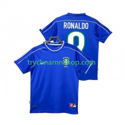 Brasilien Ronaldo 9 1998 Tröja Retro 2:a Matchställ Män Kortärmad