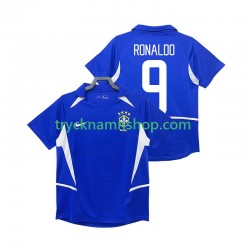 Brasilien Ronaldo 9 2002 Tröja Retro 2:a Matchställ Män Kortärmad