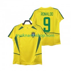 Brasilien Ronaldo 9 2002 Tröja Retro 1:a Matchställ Män Kortärmad