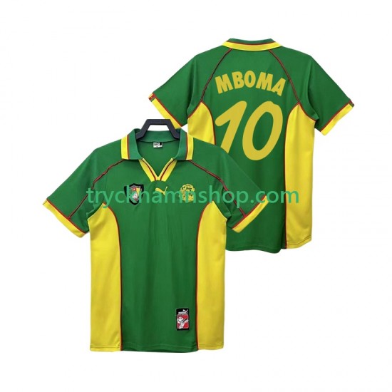 Kamerun MBOBA 10 1998 Tröja Retro 1:a Matchställ Män Kortärmad