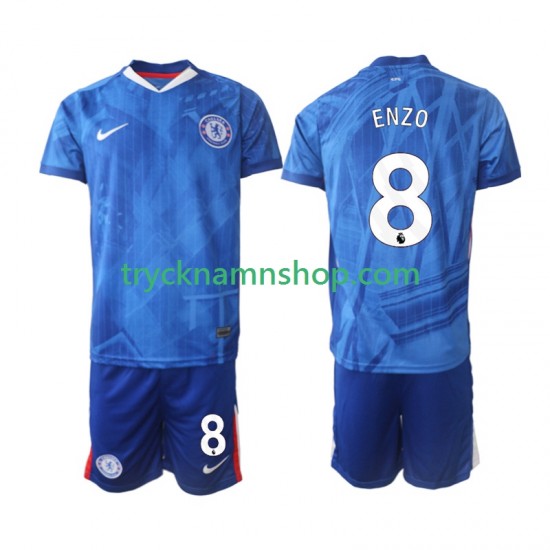 Chelsea Enzo Fernandez 8 2025-2026 Tröja 1:a Matchställ Barn Kortärmad