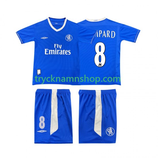 Chelsea LAMPARD 8 2003 2005 Tröja Retro 1:a Matchställ Barn Kortärmad