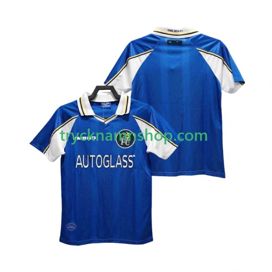Chelsea 1997 1999 Tröja Retro 1:a Matchställ Män Kortärmad