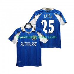 Chelsea ZOLA 25 1997 1999 Tröja Retro 1:a Matchställ Män Kortärmad