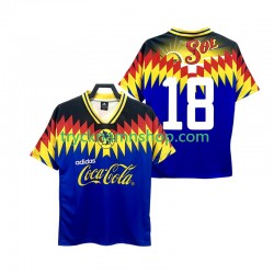Club América 18 1995 Tröja Retro 2:a Matchställ Män Kortärmad