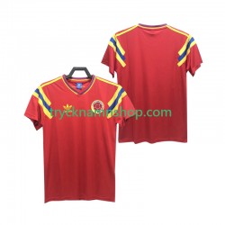Colombia 1990 Tröja Retro 2:a Matchställ Män Kortärmad