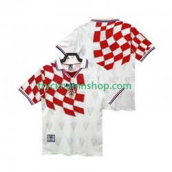 Kroatien 1998 Tröja Retro 1:a Matchställ Män Kortärmad
