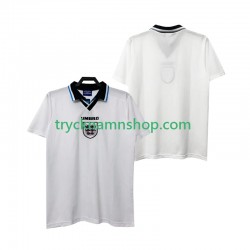 England 1996 Tröja Retro 1:a Matchställ Män Kortärmad