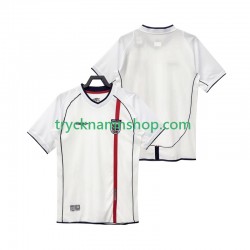 England 2002 Tröja Retro 1:a Matchställ Män Kortärmad